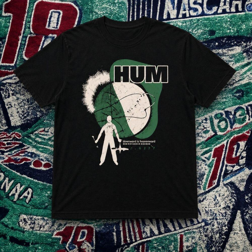 Hum Graphic Tee Black Unisex Band Shirt
